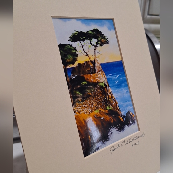 NWT  - Cyprus Tree Pick One: By Jack E. Stiddard Sz.5x7 or 4x8 on 8x10 Matted - Picture 7 of 8